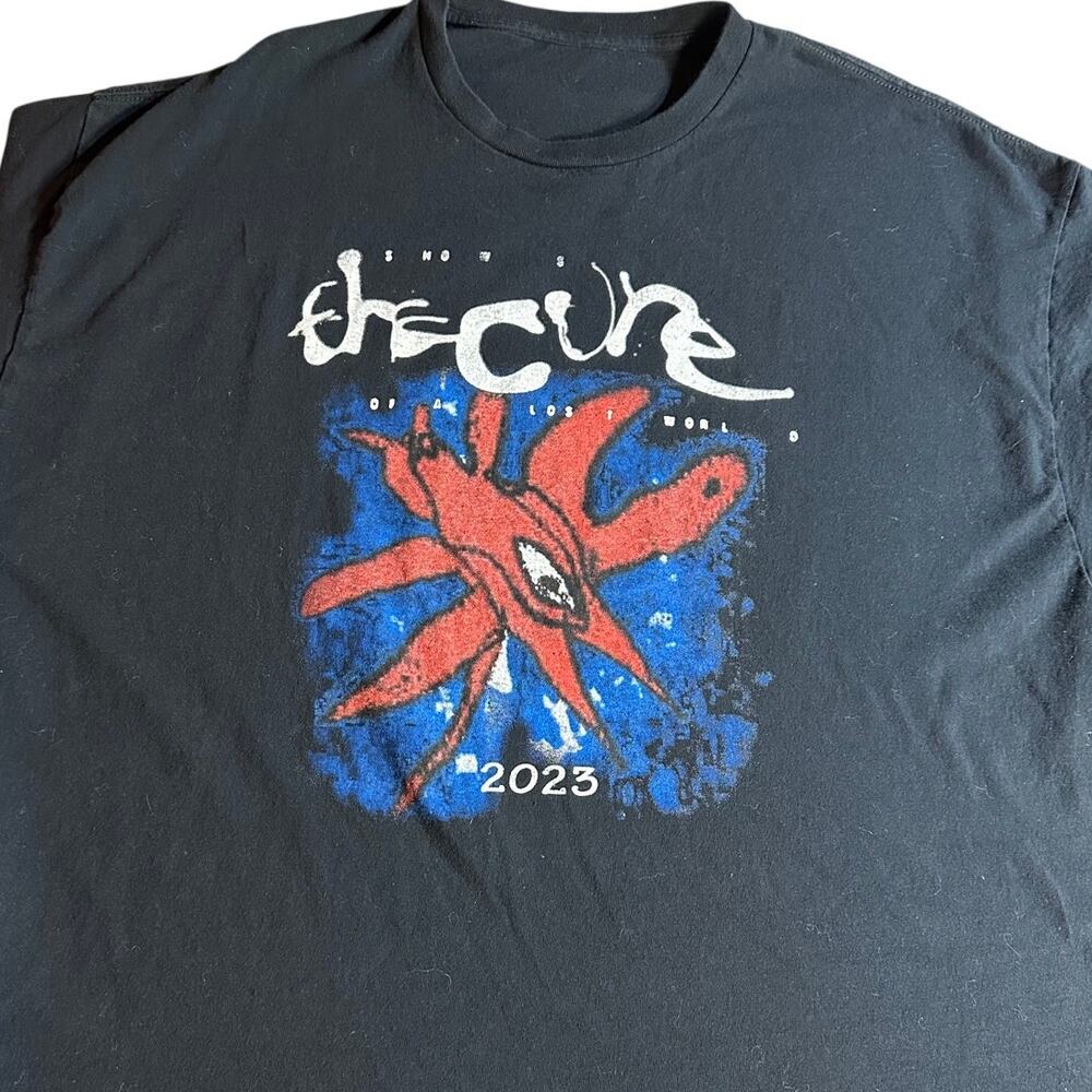 The Cure Shows of a Lost World 2023 US Tour Concert T-Shirt Black